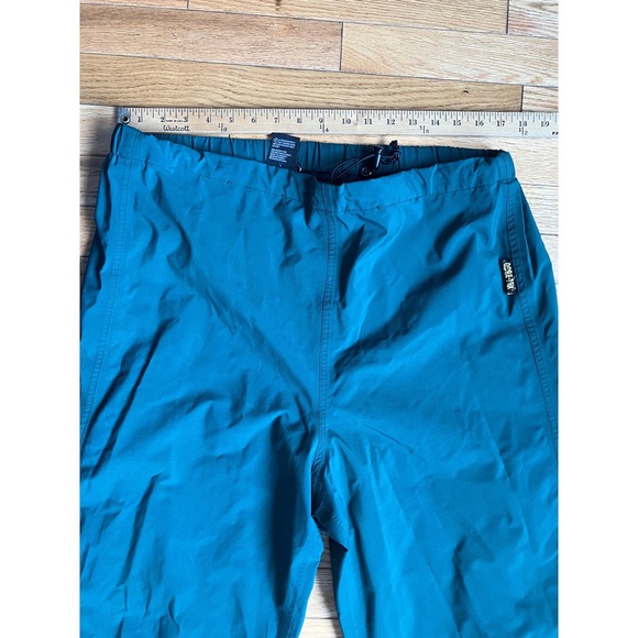 Whitewater Outdoors Gore-Tex Rain Pants Mens Large Teal Green Waterproof Shell - Picture 5 of 9